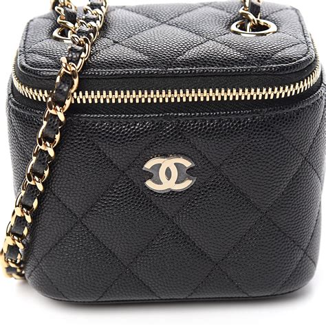 chanel vanity case with chain.